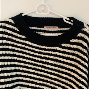 B/W striped sweater